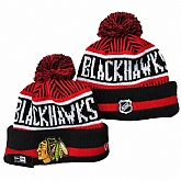 Chicago Blackhawks Team Logo Knit Hat YD (6),baseball caps,new era cap wholesale,wholesale hats